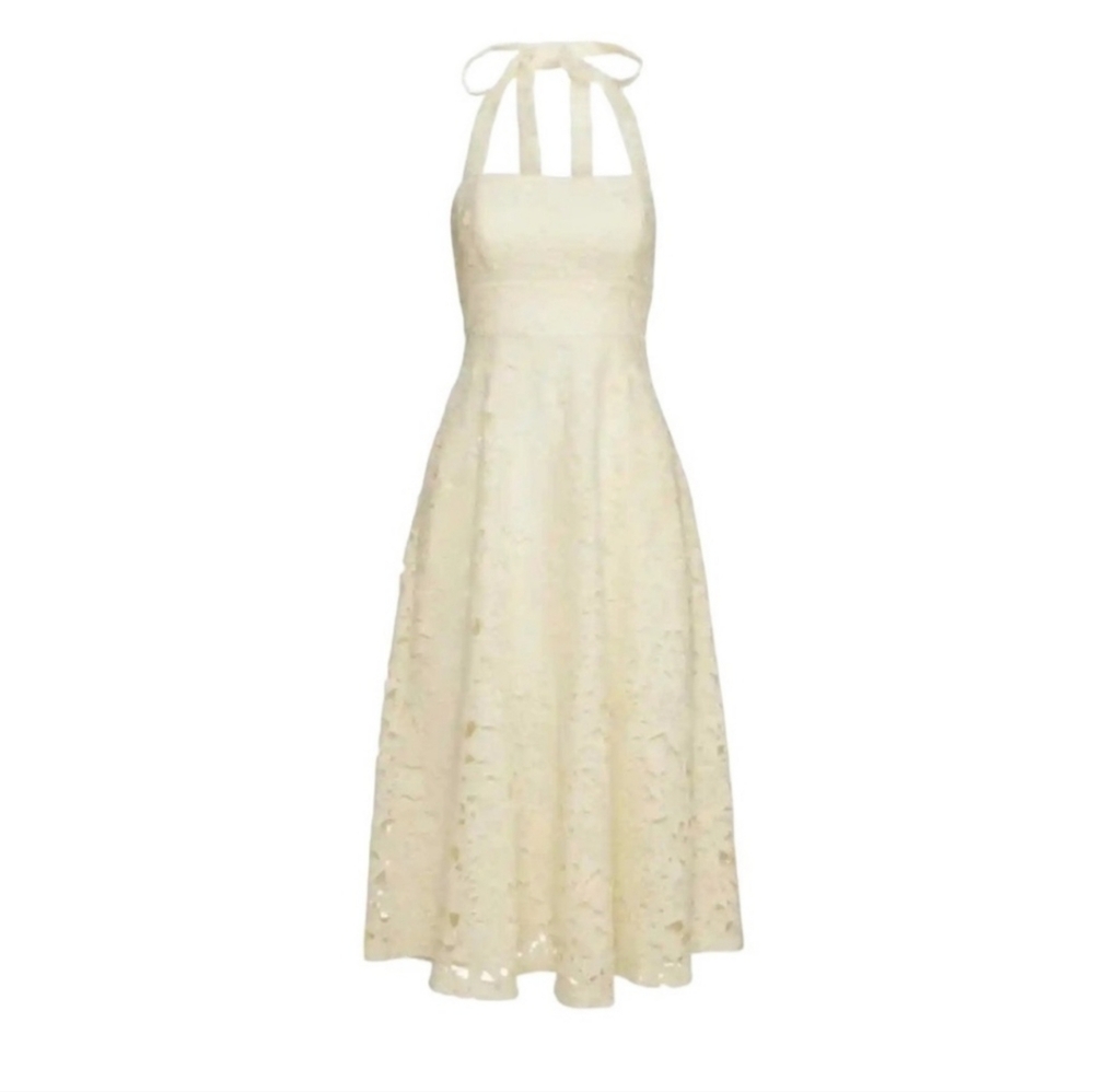 Brand New  Plus Size Elegant White Lace Dress